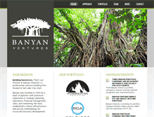 Tablet Screenshot of banyanventures.com